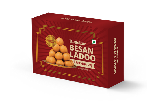 Bedekar Besan Ladoo (Desi ghee)
