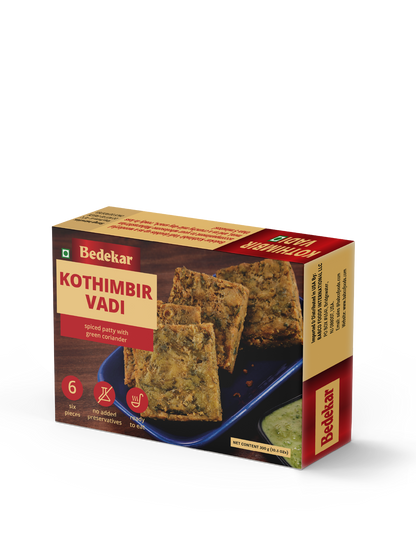 kothimbir vadi, box front