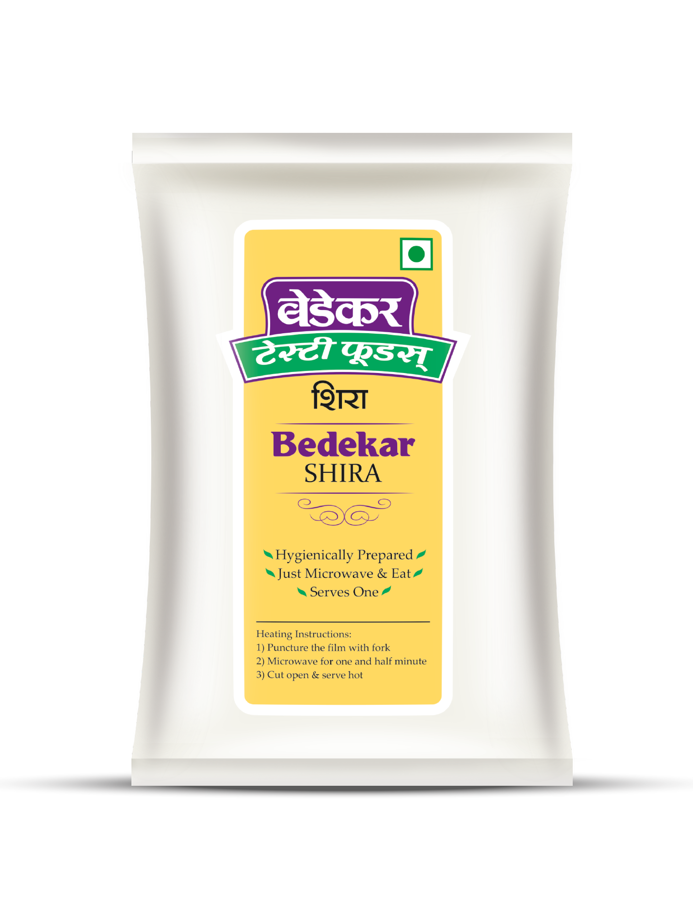 Bedekar Sheera sweet, pouch front