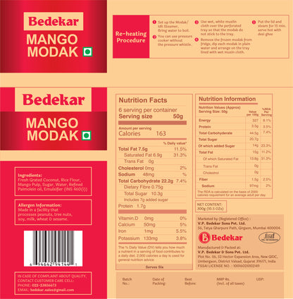 Bedekar Mango Modak
